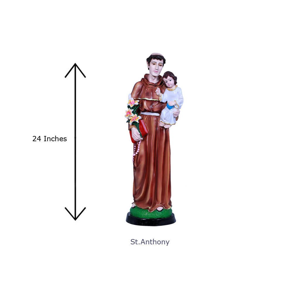 Buy Anthony Online | 24 Inches Big Size Statue | Fiber | Best Statues ...