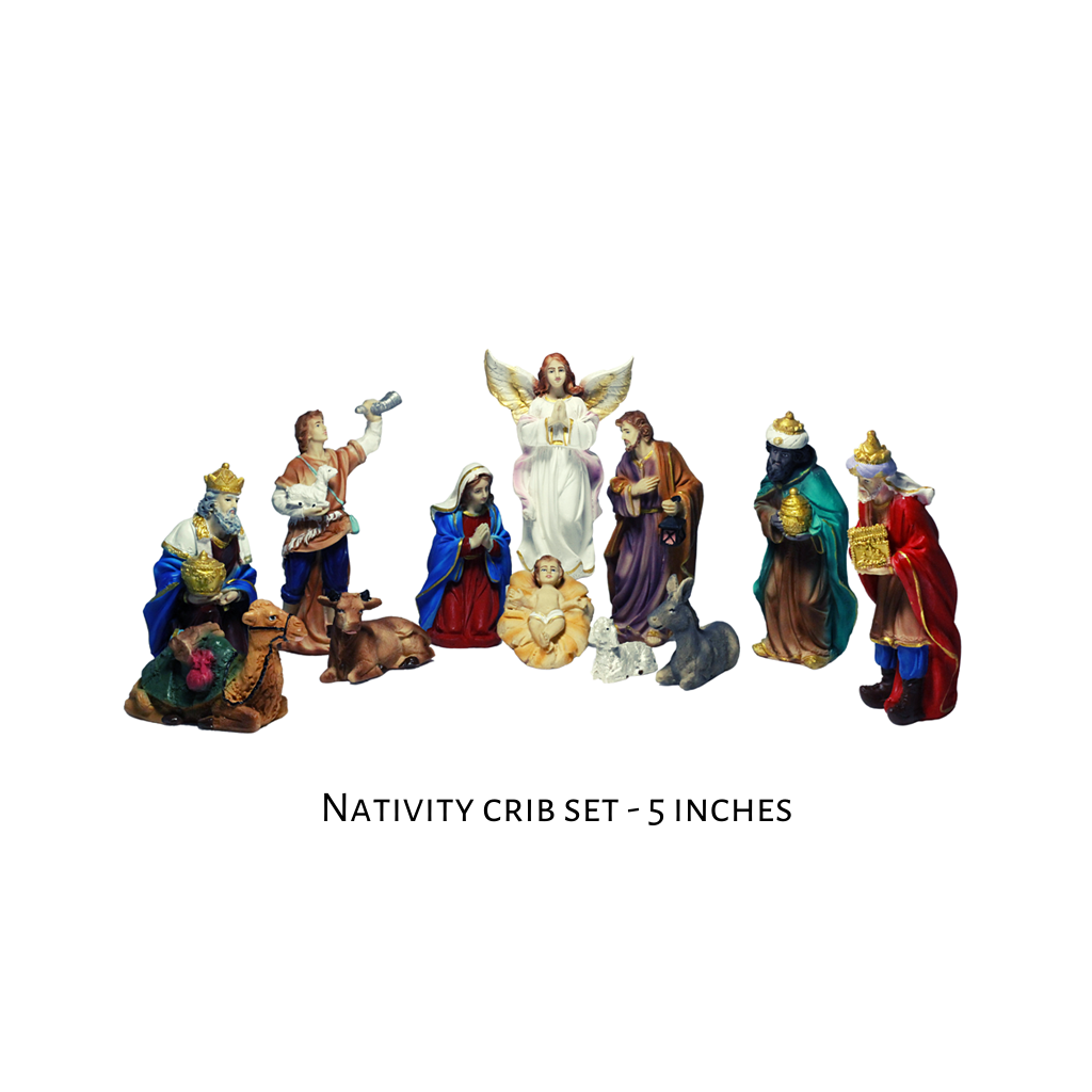 Buy Christmas Nativity crib sets online 24 Inches Big Size Statue